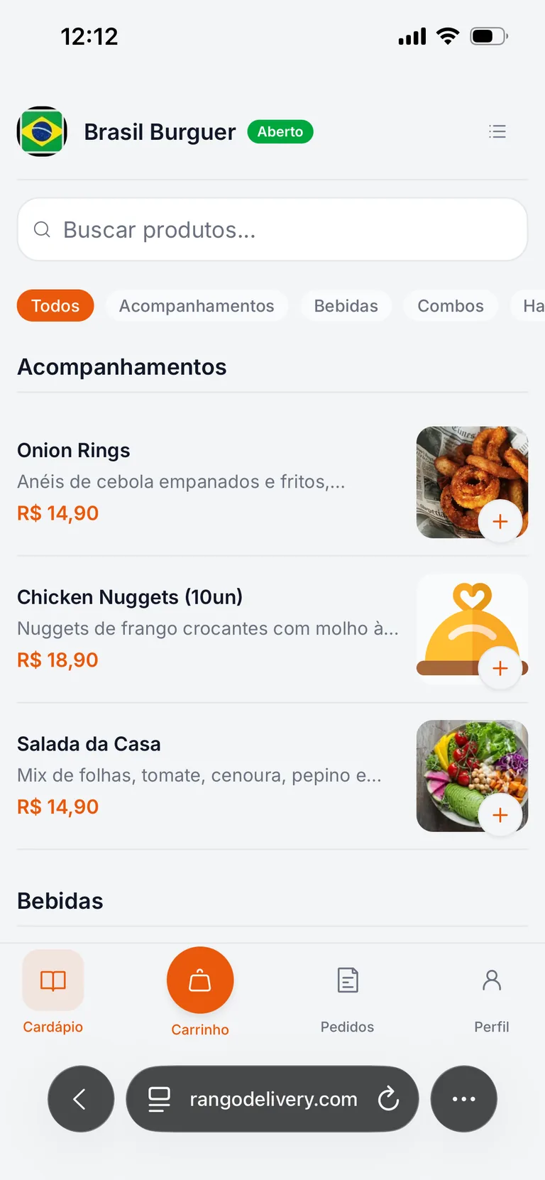 Cardápio Online - Sistema completo para gestão de delivery
